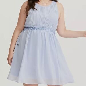 Disney's Cinderella Light Blue Sleeveless A-Line Mini Dress